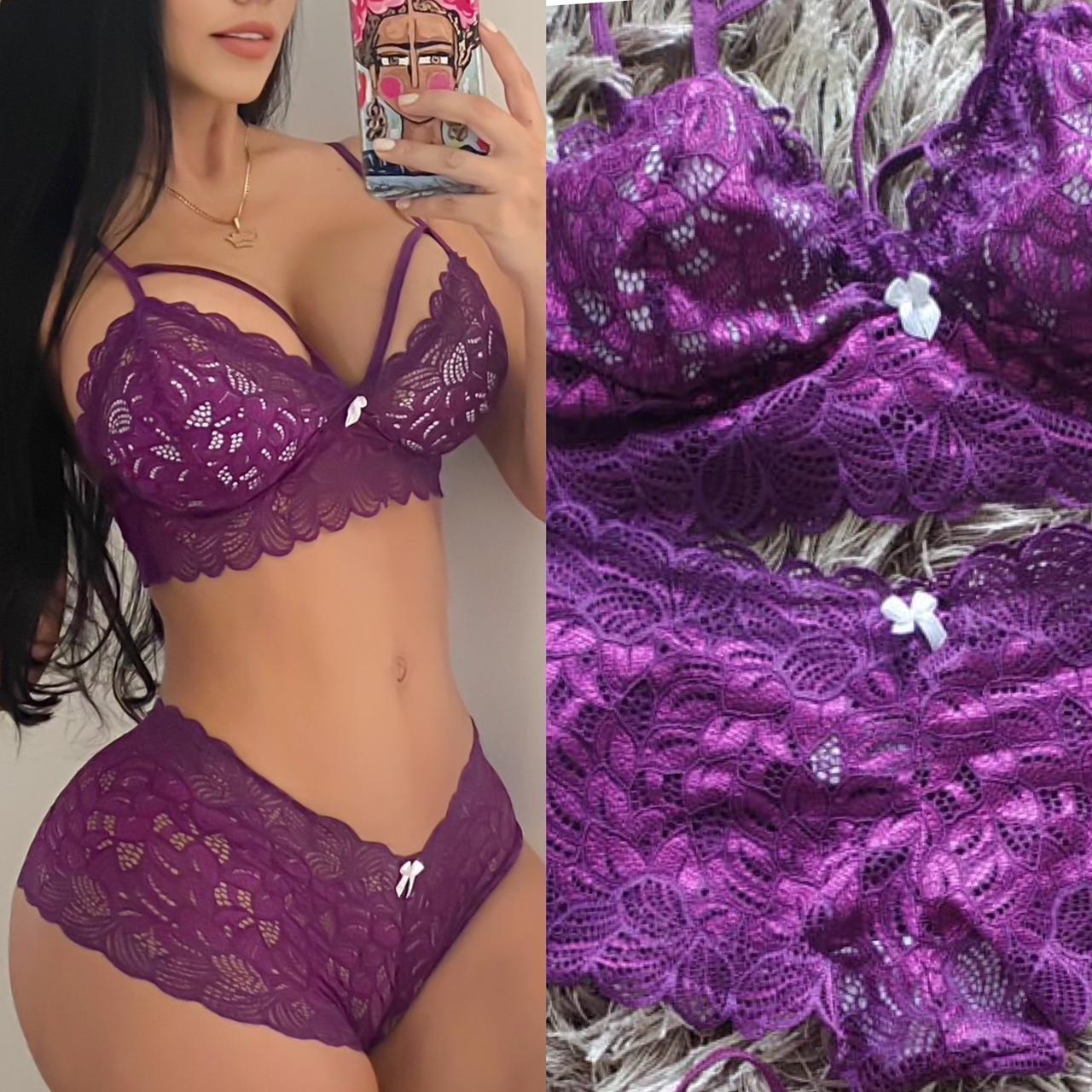 Lencería Femenina de Encaje Cachetero - LA MISS ELEGANCE - Lenceria - conjunto lenceria, encaje, Guapa, hot girl, lenceria de encaje, lencería, lingerie, panty y brasier, ropa de bajo, sexy, sujetador