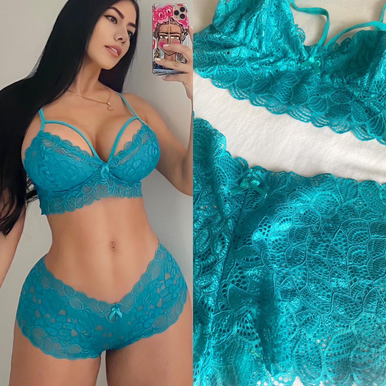 Lencería Femenina de Encaje Cachetero - LA MISS ELEGANCE - Lenceria - conjunto lenceria, encaje, Guapa, hot girl, lenceria de encaje, lencería, lingerie, panty y brasier, ropa de bajo, sexy, sujetador
