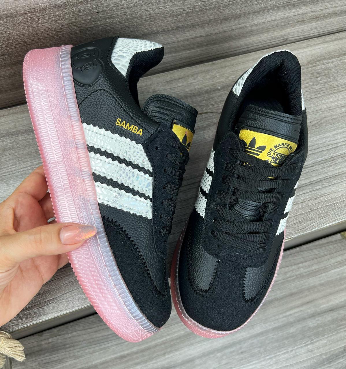 Tênis Adidas Sambae Dama Love – Elegância, Conforto e Altura Premium 🔥 - LA MISS ELEGANCE - Calzado - calzado, Tenis casuales femeninos, Tenis de moda, Tenis plataforma