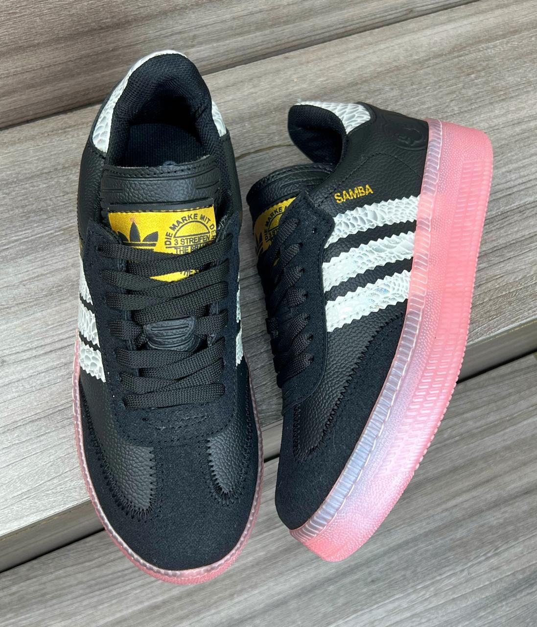 Tênis Adidas Sambae Dama Love – Elegância, Conforto e Altura Premium 🔥 - LA MISS ELEGANCE - Calzado - calzado, Tenis casuales femeninos, Tenis de moda, Tenis plataforma