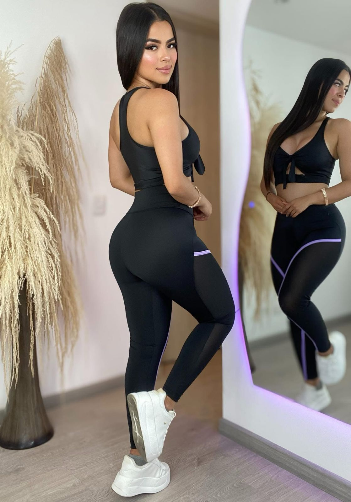 CONJUNTO LEGGIS RAYAS KS002
