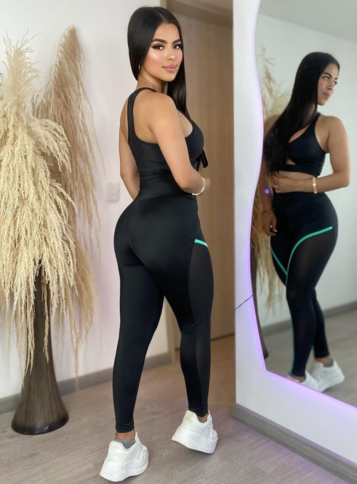 CONJUNTO LEGGIS RAYAS KS002