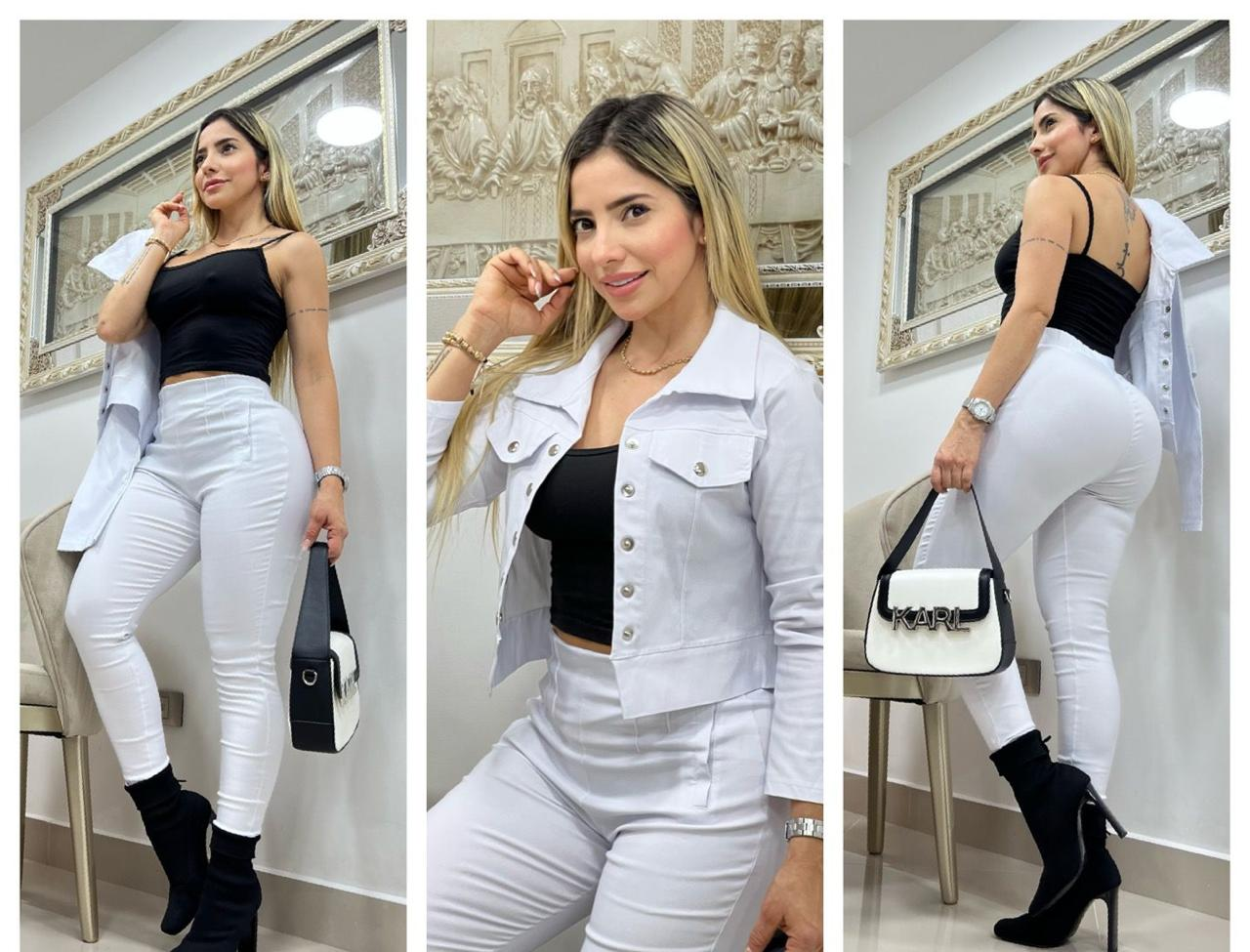 Conjunto formal 3 piezas chaqueta 2091
