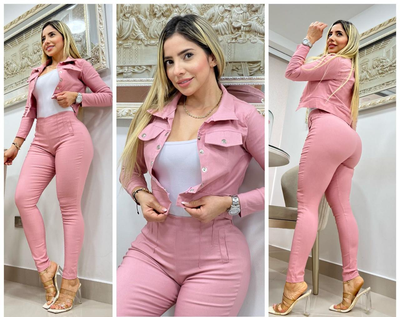 Conjunto formal 3 piezas chaqueta 2091
