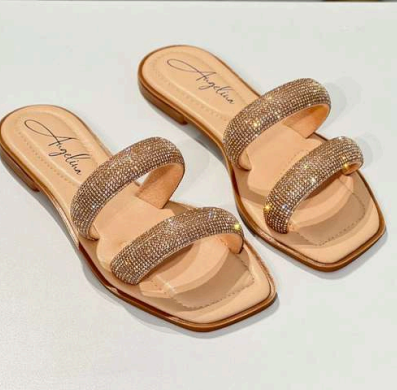Sandalias Planas M-011 Strass