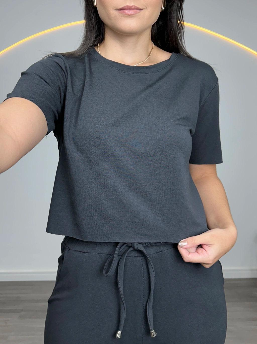 Conjunto Cargo Pantalona y Cropped Largo Miss Delux: Elegancia y Confort para Todas las Ocasiones 💖 - LA MISS ELEGANCE - Moda - conjunto