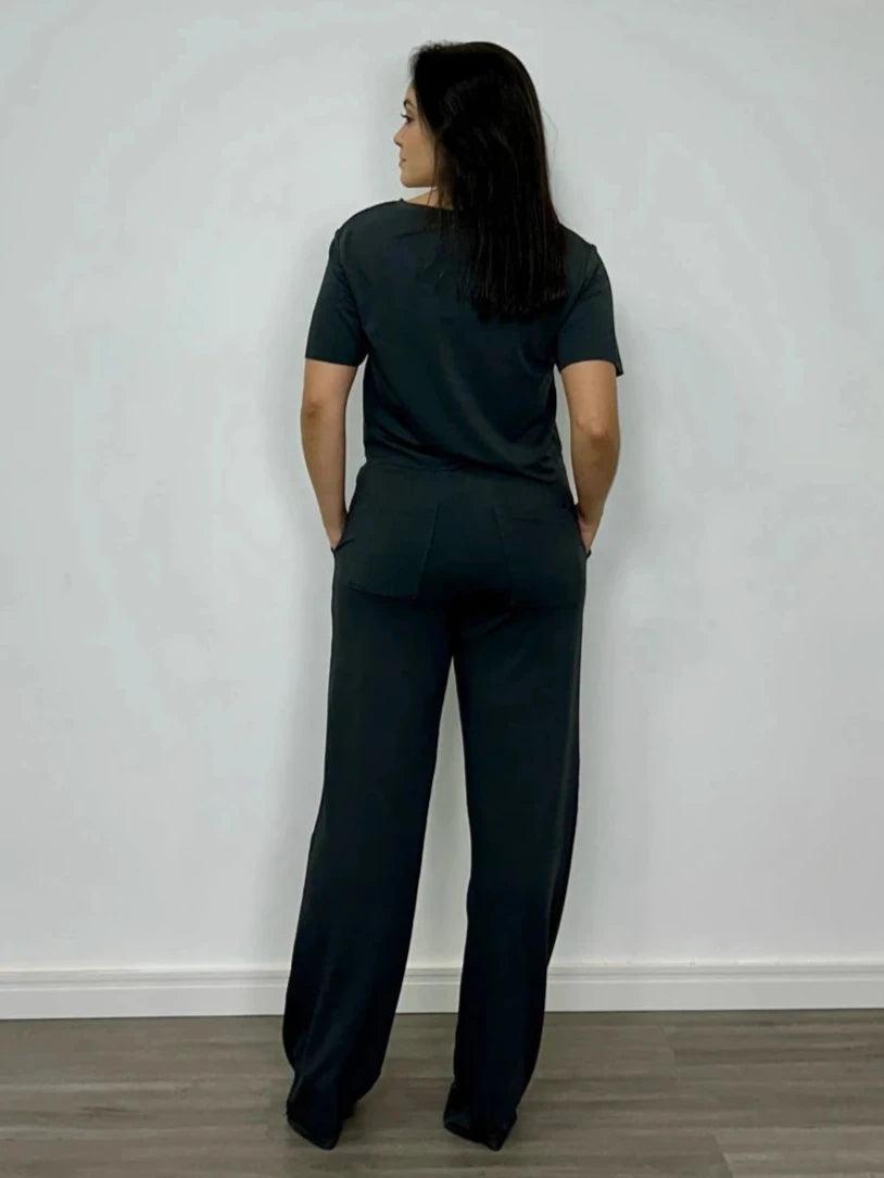 Conjunto Cargo Pantalona y Cropped Largo Miss Delux: Elegancia y Confort para Todas las Ocasiones 💖 - LA MISS ELEGANCE - Moda - conjunto