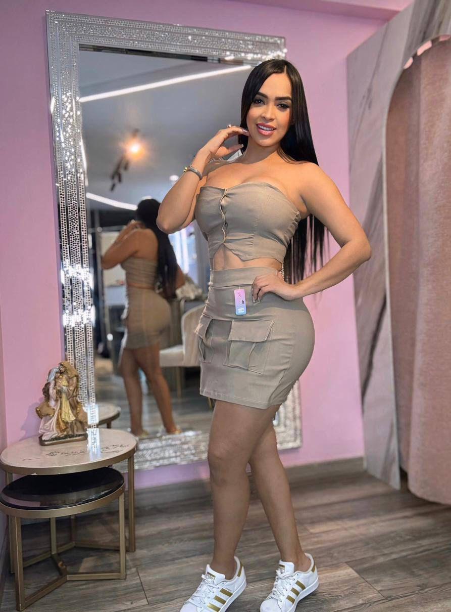🔥 Conjunto Falda-Short y Blusa Cropped Miss Angel: Sexy, Sofisticado y 100% Colombiano 💃 - LA MISS ELEGANCE - Moda - conjunto, Conjunto falda blusa