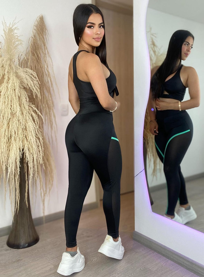 CONJUNTO LEGGIS RAYAS KS002
