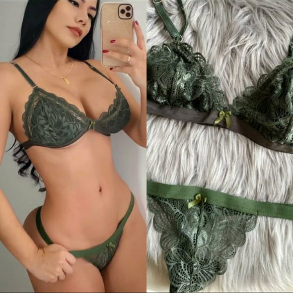 Lencería Femenina de Encaje Tanga
