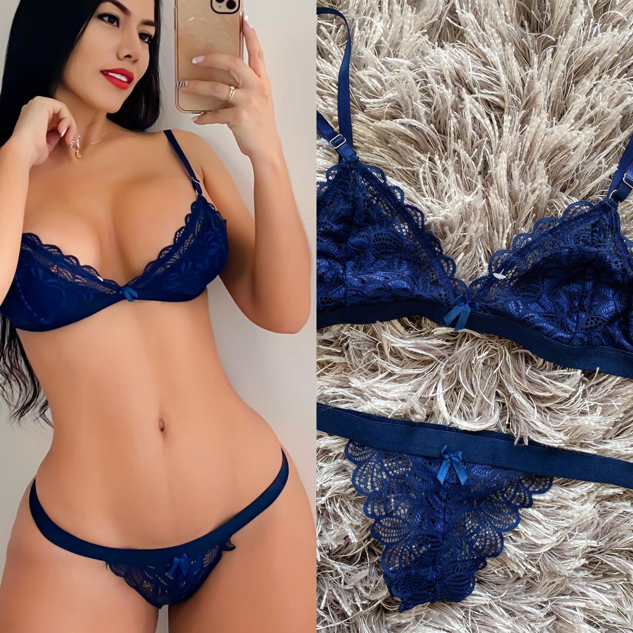 Lencería Femenina de Encaje Tanga