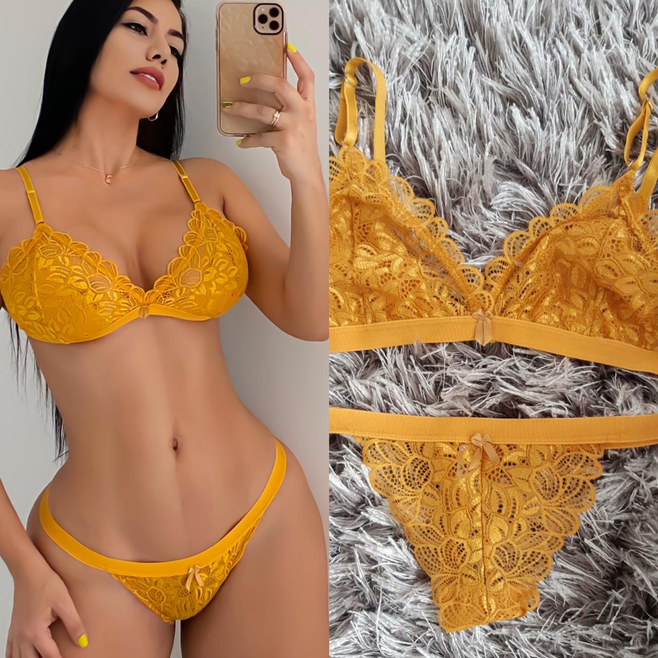 Lencería Femenina de Encaje Tanga