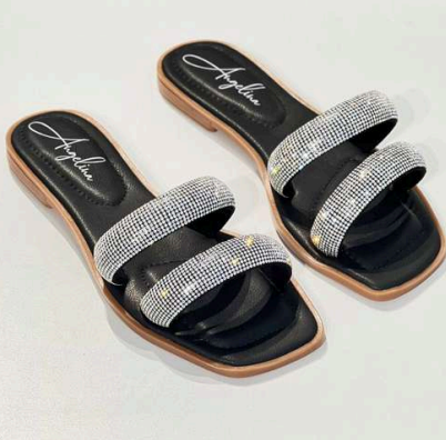 Sandalias Planas M-011 Strass